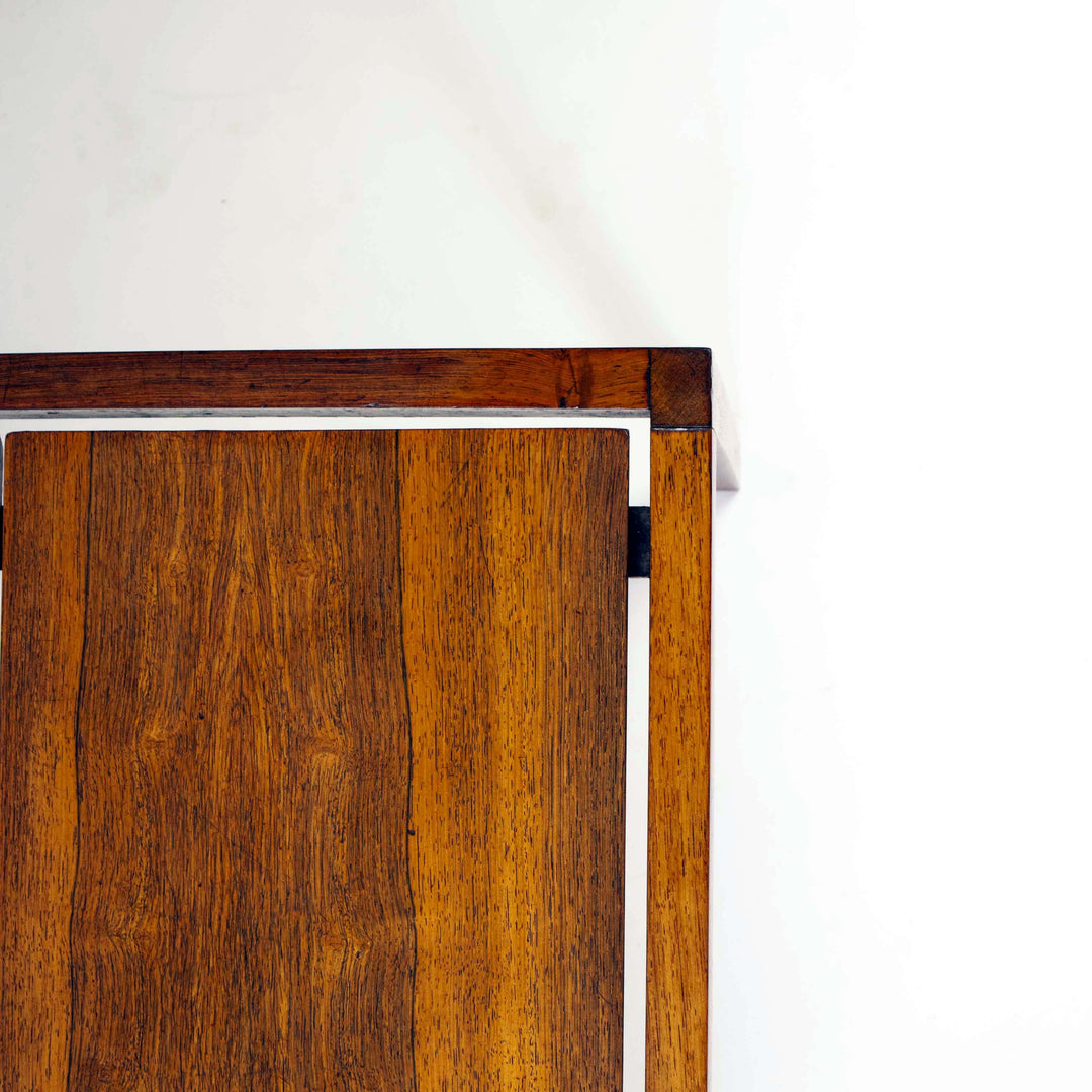 Vintage Brasilianischer Palisander Couchtisch, Detailansicht Tischplatte
