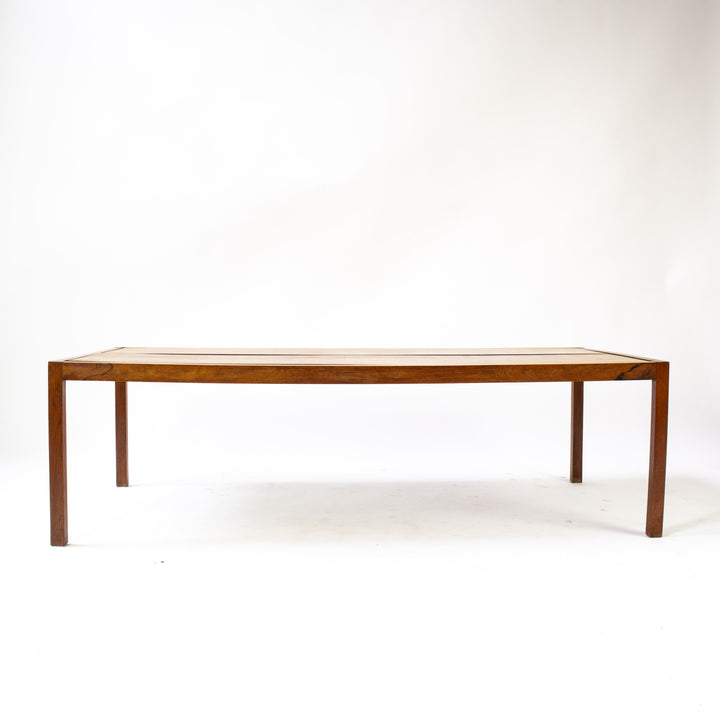 Vintage Brasilianischer Palisander Couchtisch, Seitenansicht  links