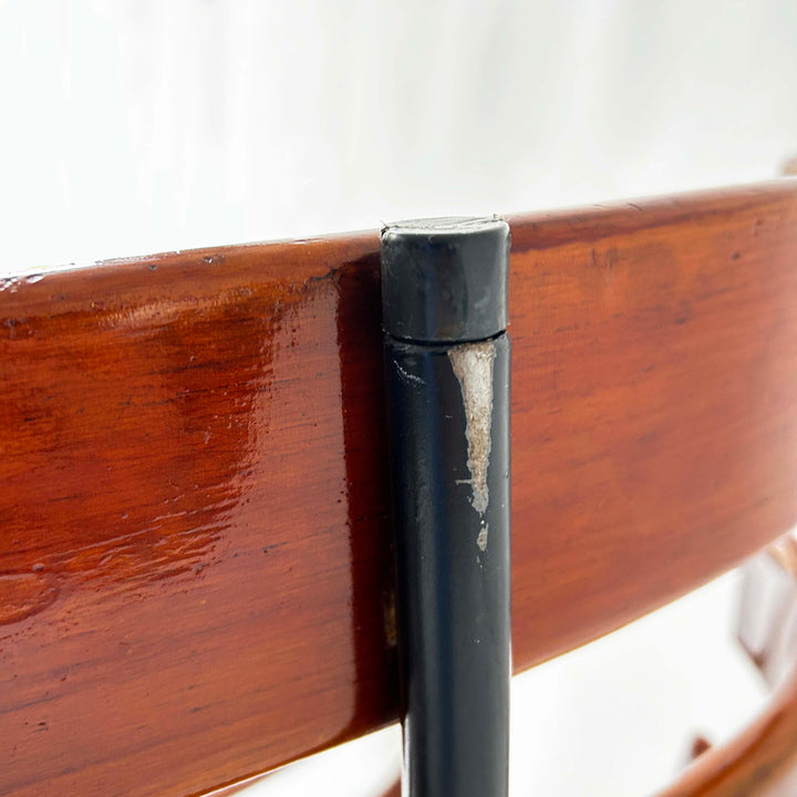 Vintage "Costela" Sofa von Martin Eisler & Carlo Hauner, Detailansicht Fehlstelle Metall 2