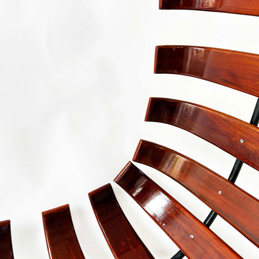 Vintage "Costela" Sofa von Martin Eisler & Carlo Hauner, Detailansicht Holzlatten