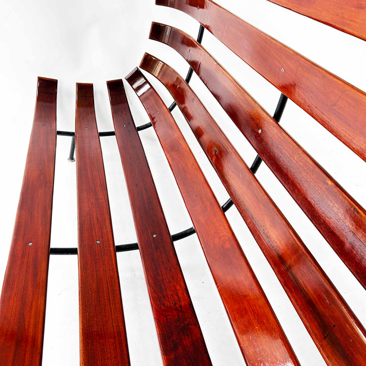 Vintage "Costela" Sofa von Martin Eisler & Carlo Hauner, Detailansicht Holzlatten 2