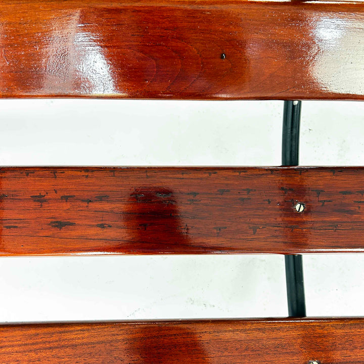 Vintage "Costela" Sofa von Martin Eisler & Carlo Hauner, Detailansicht Holzlatten Schaden