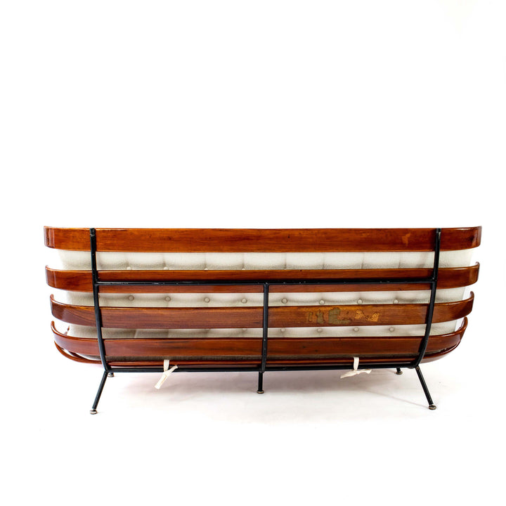 Vintage "Costela" Sofa von Martin Eisler & Carlo Hauner, Rückseite