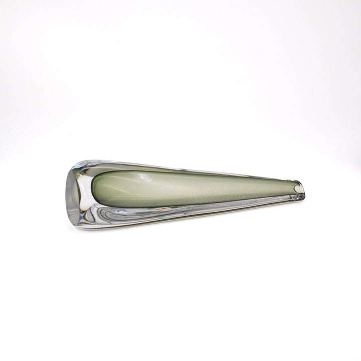 Vintage Dusk Vase von Nils Landberg für Orrefors, liegend