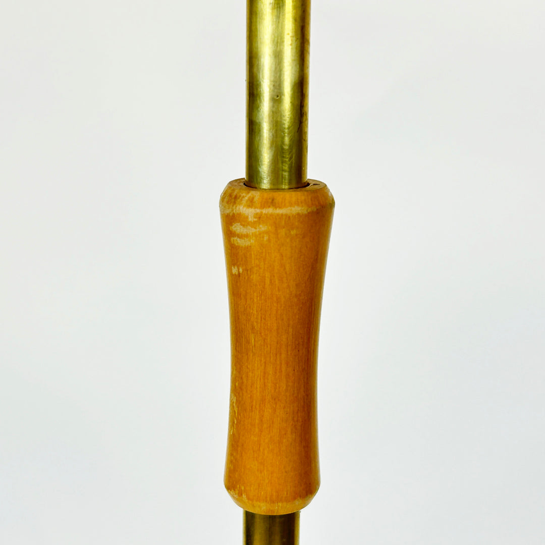 Vintage Elegante Mid Century Stehlampe, Detailansicht Griff