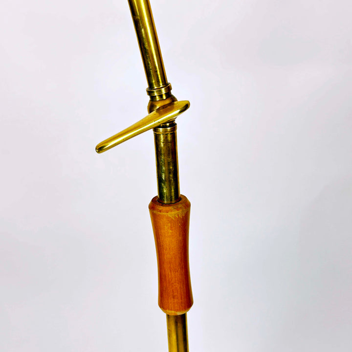 Vintage Elegante Mid Century Stehlampe, Detailansicht Scharnier