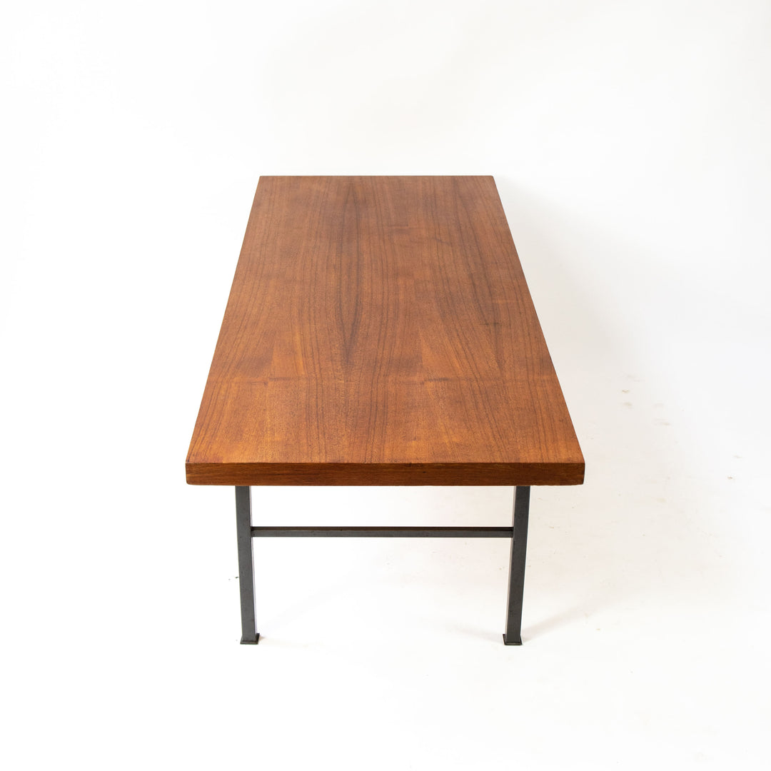 Vintage Großer Teak Couchtisch, Seitenansicht links