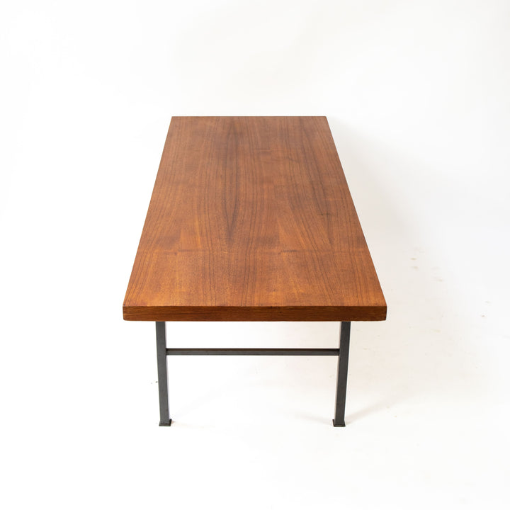 Vintage Großer Teak Couchtisch, Seitenansicht links
