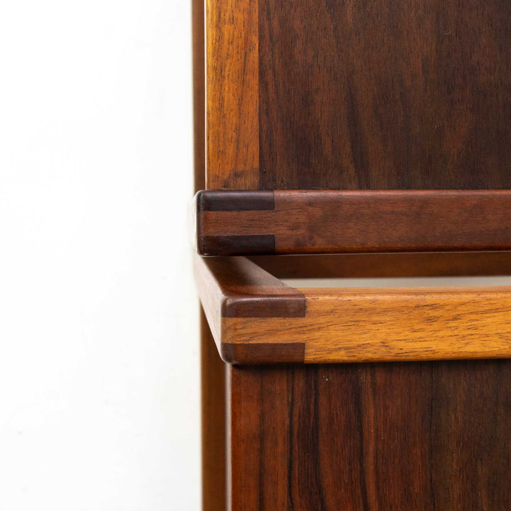 Vintage Satztische "Modell 375" von Børge Mogensen für Fredericia, Detailansicht der Verbindungen