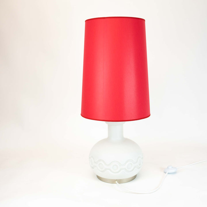 Vintage Space Age Standlampe von Peill & Putzler mit beleuchtetem Sockel, Rückseite