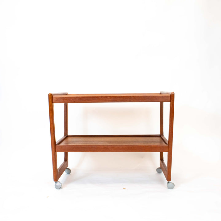 Vintage Teak Barwagen "Kubus" von Holger Georg Jensen, Rückseite
