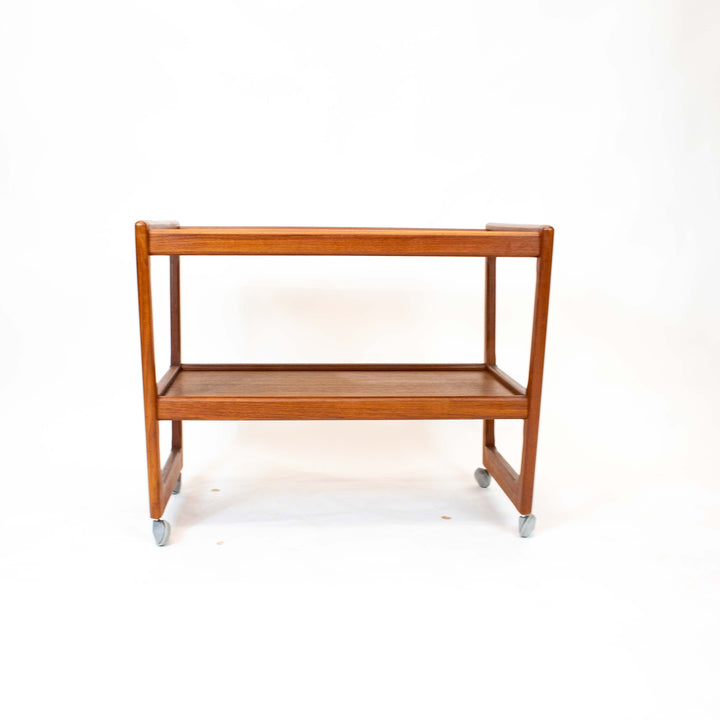 Vintage Teak Barwagen "Kubus" von Holger Georg Jensen, Vorderseite
