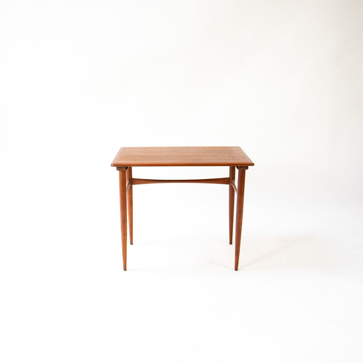 Vintage Teak Beistelltisch von Kai Kristiansen für Skovmand & Andersen, Vorderseite