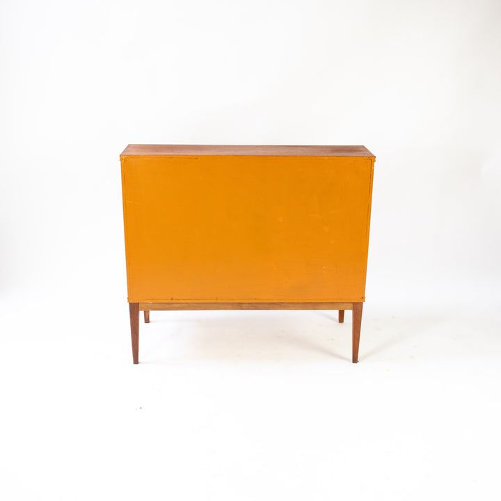 Vintage Teak Sekretär von Børge Lerche für Riis-Antonsen Møbelfabrik, Rückseite