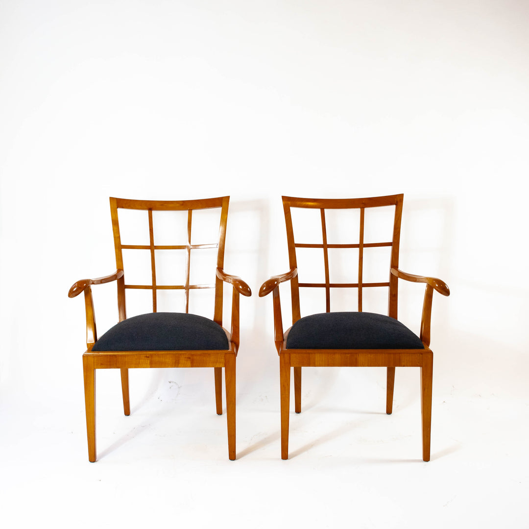 Wiener Paar Armlehnstühle Karl Hofmann & Felix Augenfeld, Vorderseite