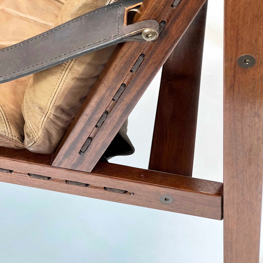 Hunter Chair und Hocker von Torbjørn Afdal für Bruksbo Møbler, Detailansicht  Schnürrung