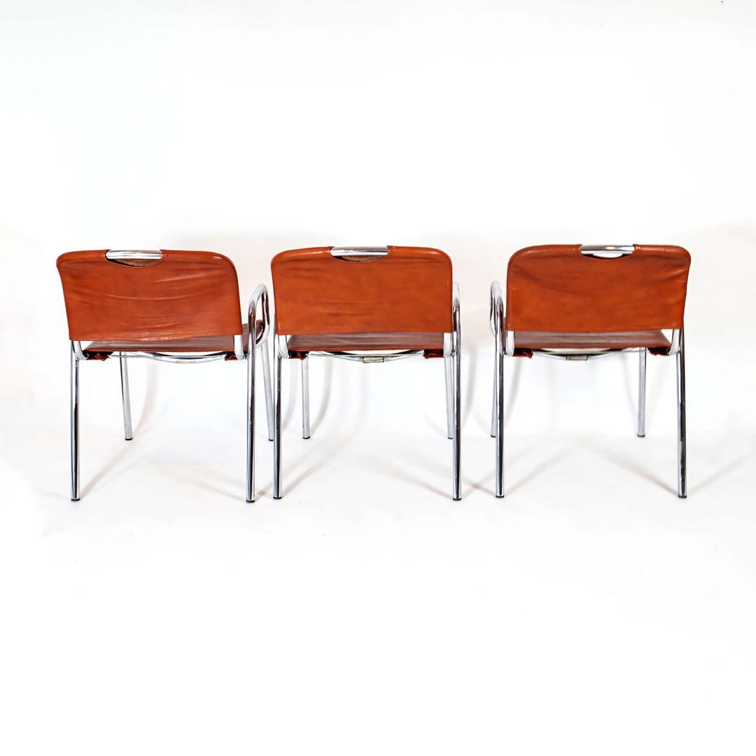 6 "Castiglietta" chairs by Achille Castiglioni for Zanotta 