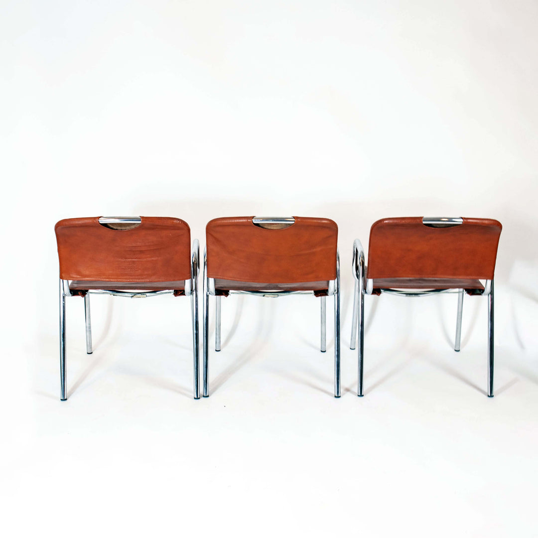 6 "Castiglietta" chairs by Achille Castiglioni for Zanotta 