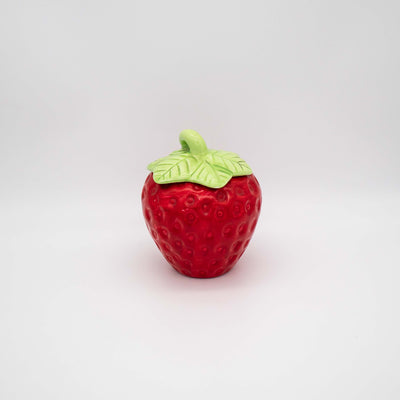 Vintage Erdbeer-Keksdose, Rückseite