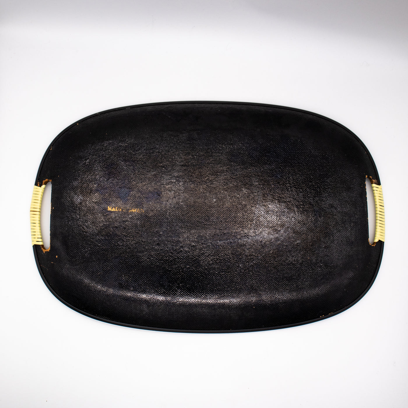 Tablett handbemalt, Rückseite