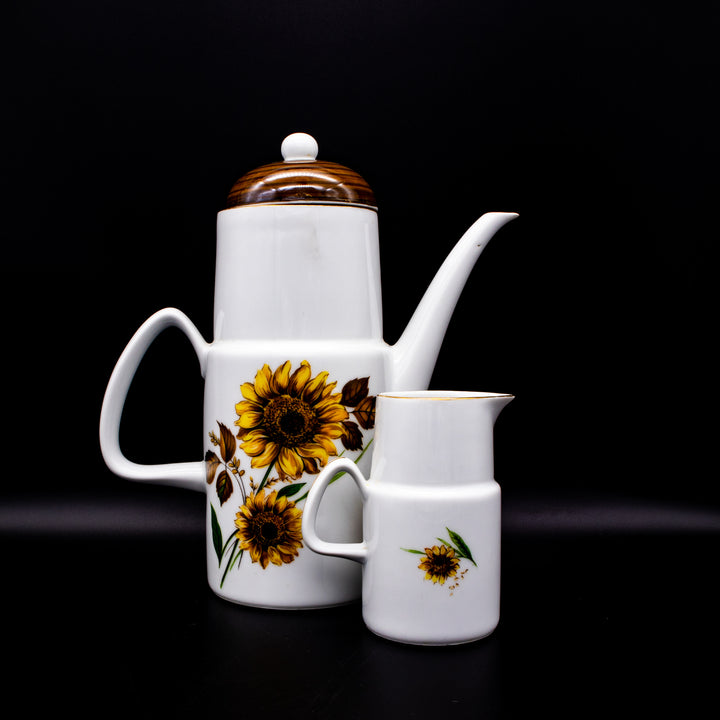 EPIAG Kaffeeset Sonnenblume, Seitenansicht links