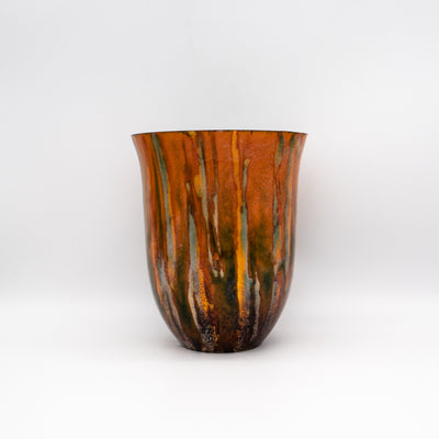 Abstrakte Emaille-Vase, Vorderseite