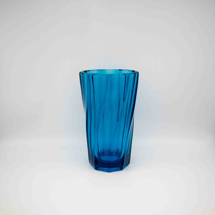 Vase Azurblau, Seitenansicht links