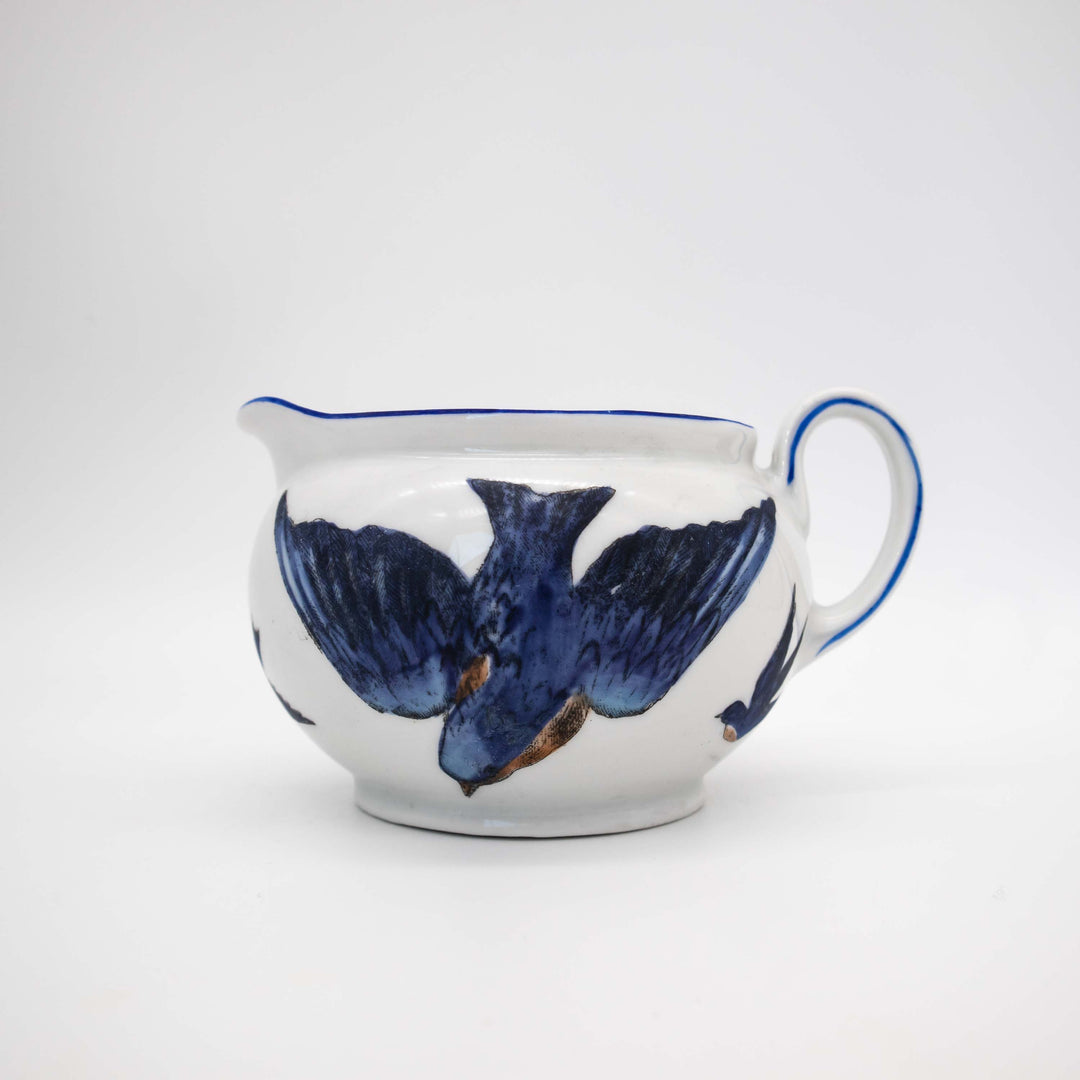 Milchkännchen Blue Bird, Detailansicht