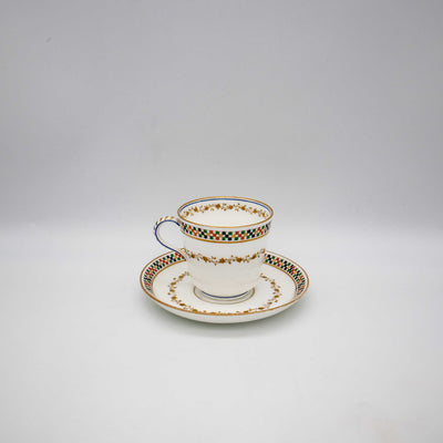 Antike Porzellan Tasse, Seitenansicht links