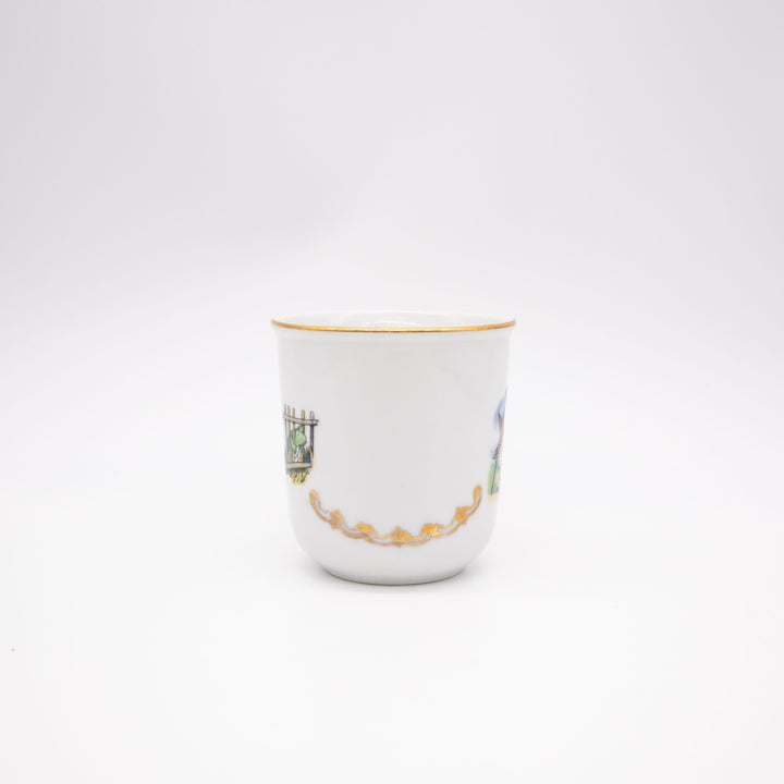 Kaffeetasse mit Märchenmotiv, Rückseite