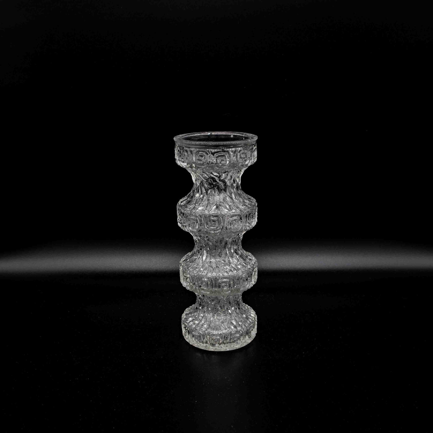 Texturierte Oberglas Vase, Vorderseite