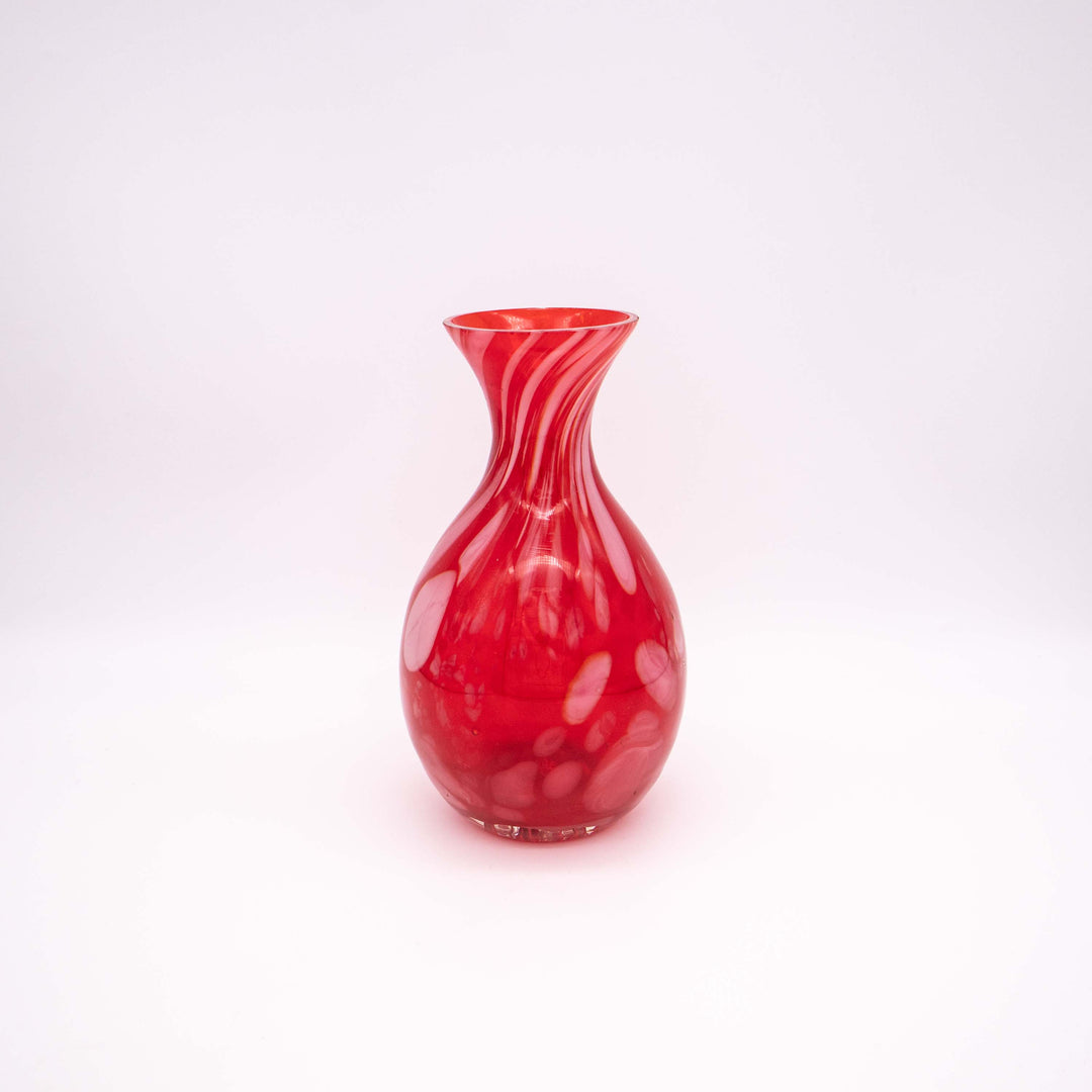 Marmorierte Vase, Seitenansicht links