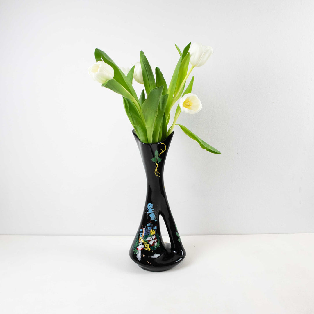 Vase Ceramica Fratelli Meloni, mit Blume