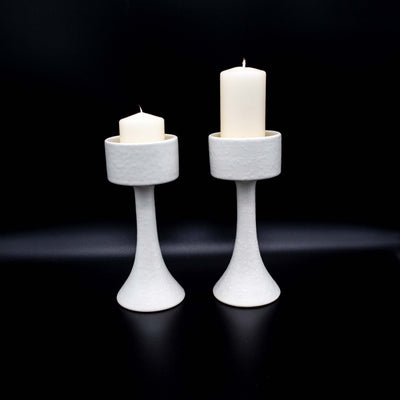 Kerzenständer Paar mit Kerzen