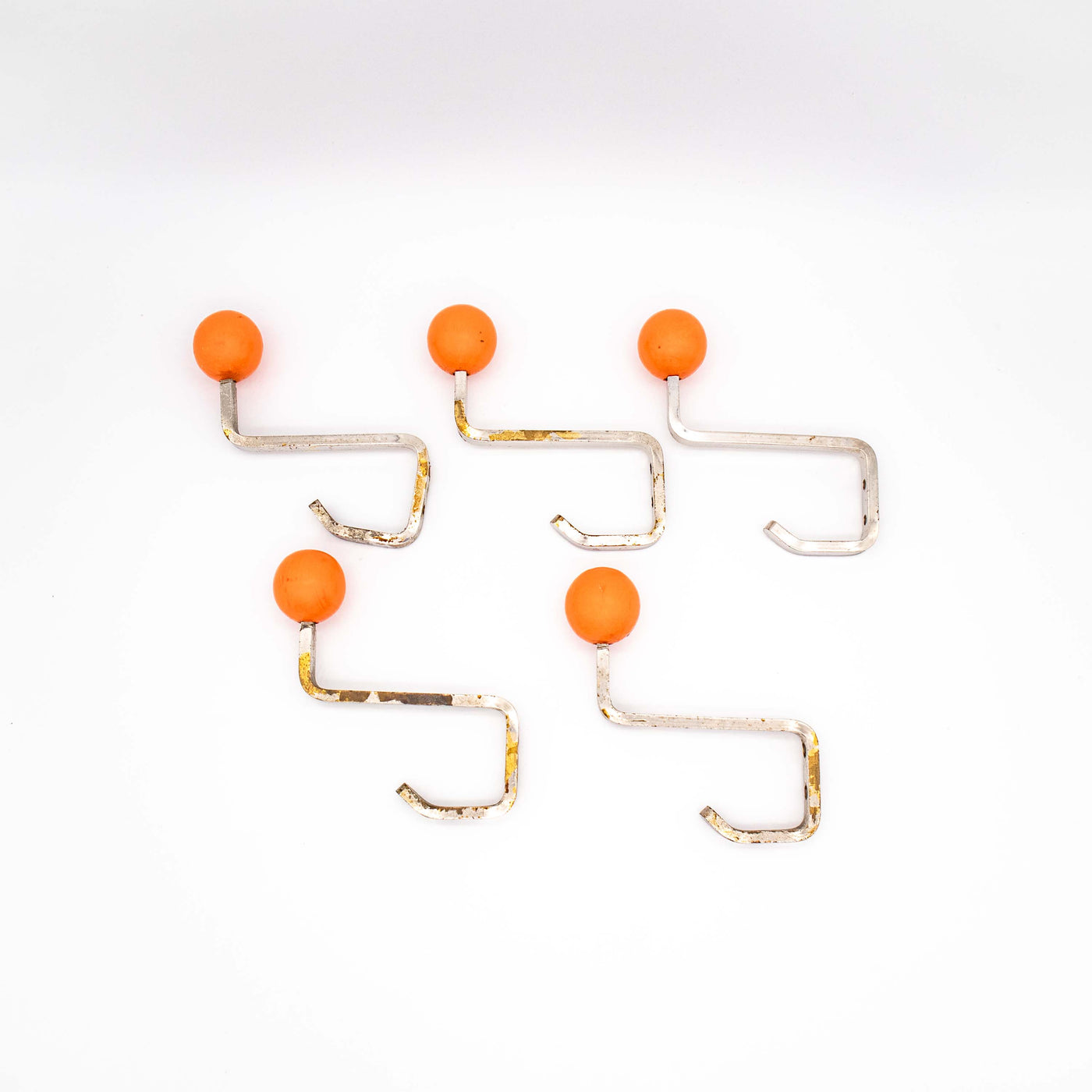 Art Déco Kleiderhacken Set, Seitenansicht links