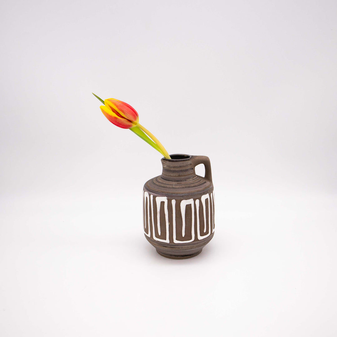 Strehla Keramik Vase 986 mit Tulpe