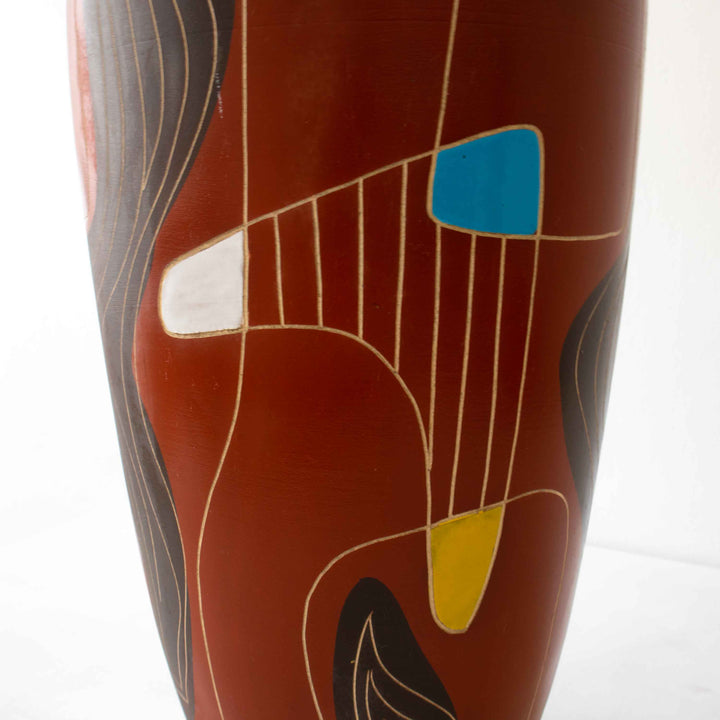 Bodenvase Brasil von Bodo Mans, Detailansicht Glasur