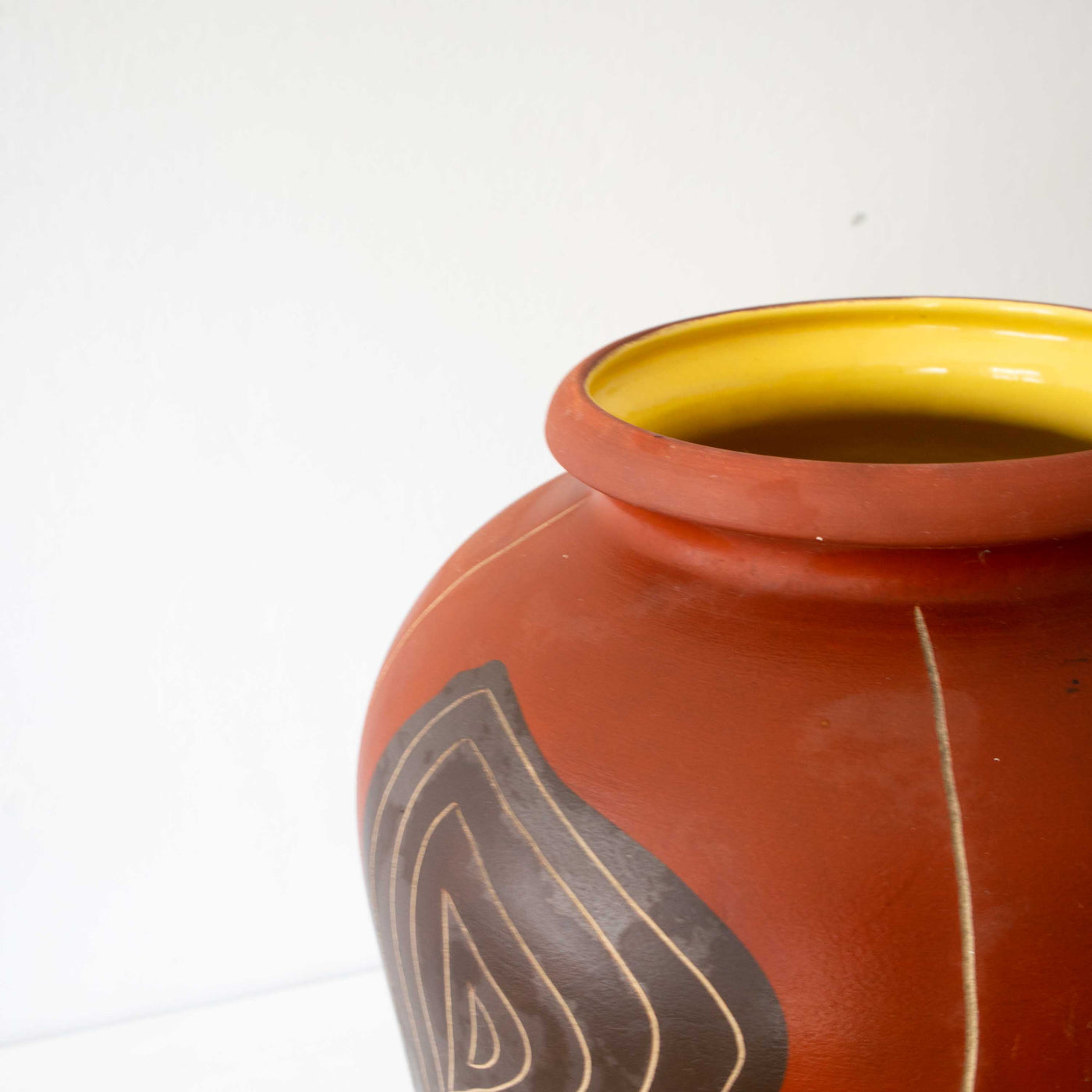 Bodenvase Brasil von Bodo Mans, Detailansicht Mündung